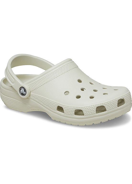 Crocs White Classic Clogs | Curvissa