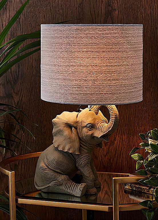 Elephant Table Lamp Curvissa