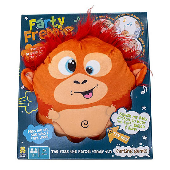 Farty Freddie Interactive Plush Pass The Parcel Farting Game | Curvissa