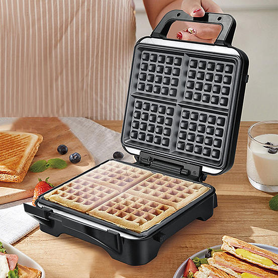 Innoteck 3In1 Xl Sandwich, Panini & Waffle Maker Curvissa