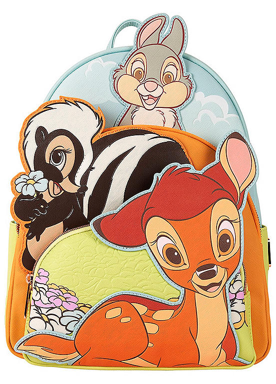 Sac à Dos Miniature Loungefly Bambi Neuf Avec étiquettes - Disney En Simili Cuir Multicolore - Modèle Femme