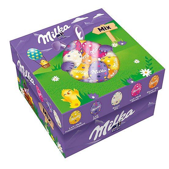 Milka Assorted Mini Eggs 5 x Flavours Curvissa