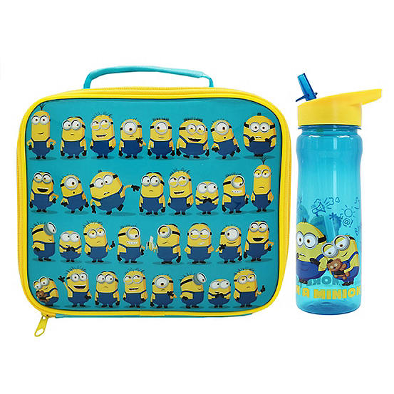 Minions 6D Lunch Bag & Sports Bottle Curvissa