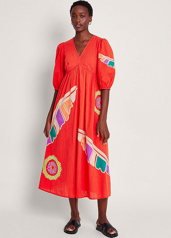 Monsoon Ceres Embroidered Dress