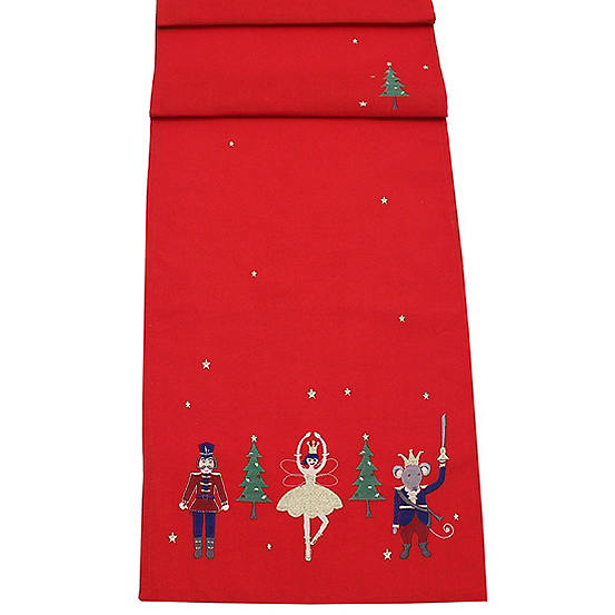 Peggy Wilkins Nutcracker Table Runner Curvissa