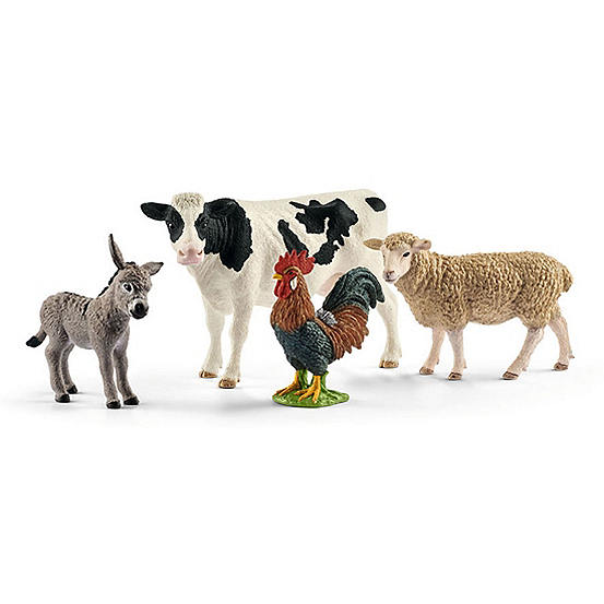 Schleich Farm World Starter Toy Figures Set, 3 to 8 Years
