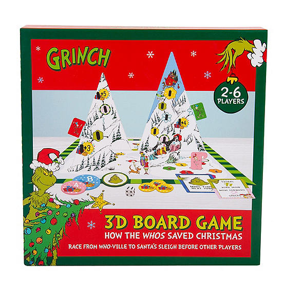 The Grinch 3D Board Game Curvissa