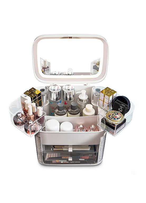 Ultimate Beauty Storage Box With Dimmable Mirror by Rio Curvissa