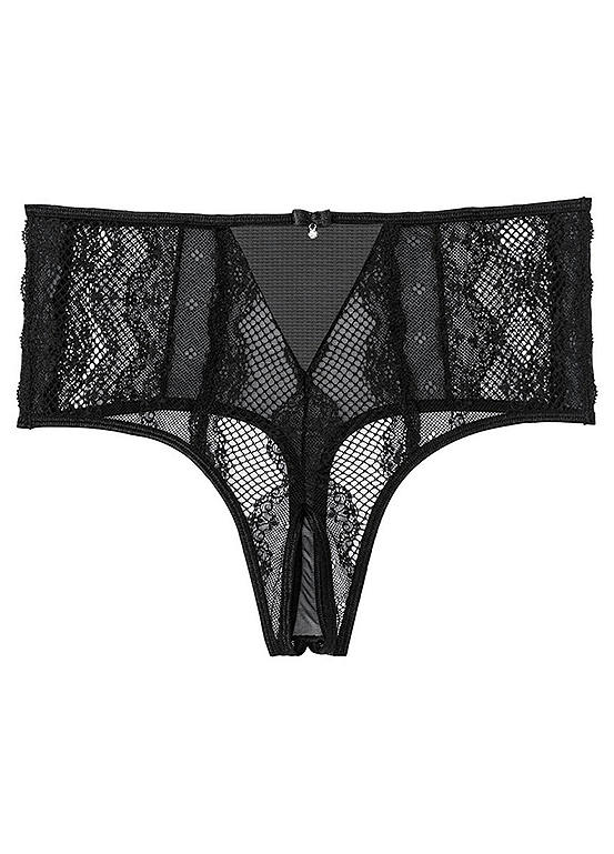 Venus Crotchless Lace Panties Curvissa