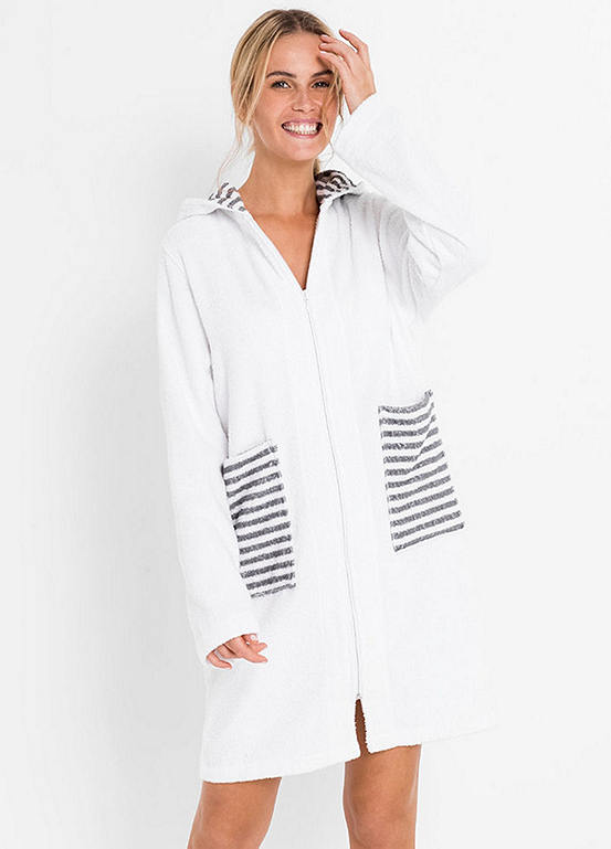 ZipUp Dressing Gown by bonprix Curvissa