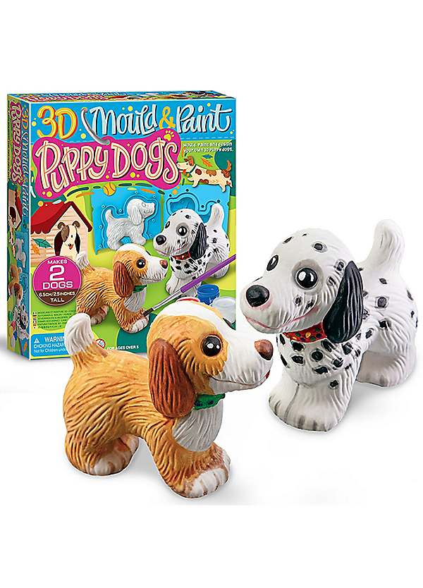 4M Mould Paint Puppy Dogs Craft Set Curvissa
