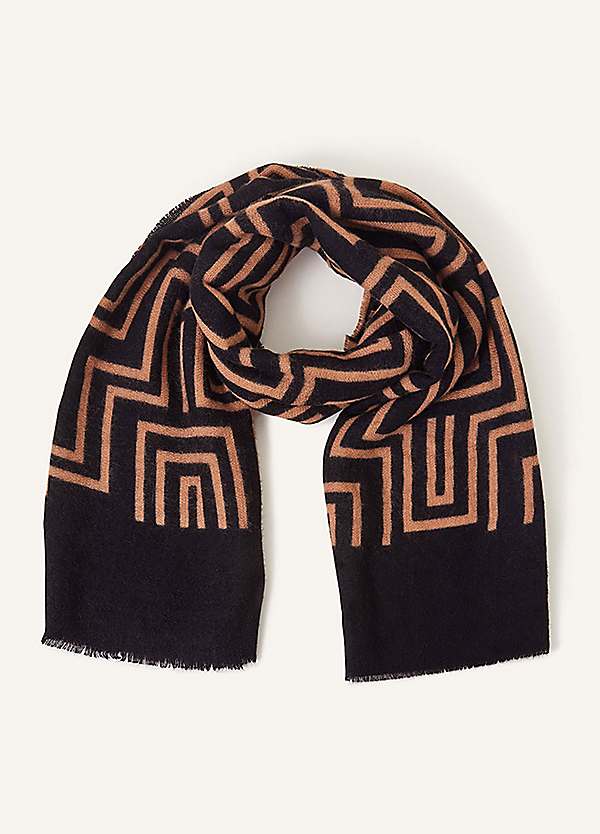 Accessorize Firenze Print Super-Soft Blanket Scarf Curvissa