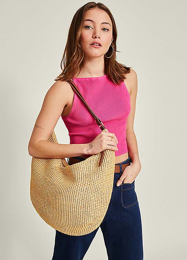 Raffia shoulder bag hotsell