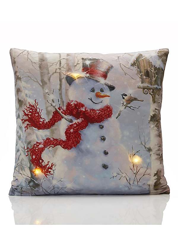 Christmas light outlet up cushions