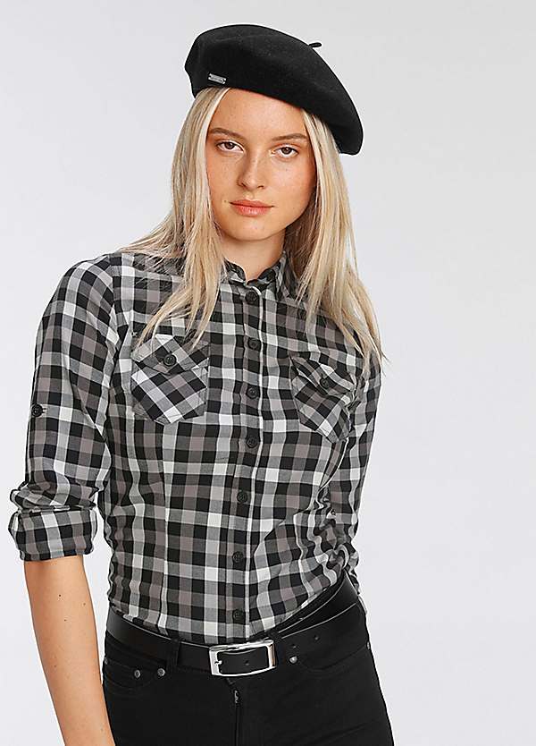 check shirt blouse