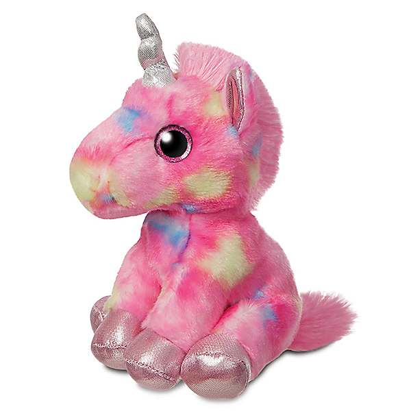 Aurora The Sparkle Tales Unicorn Rainbow Soft Toy Curvissa