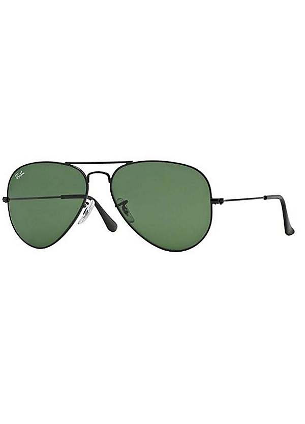 green lens aviators