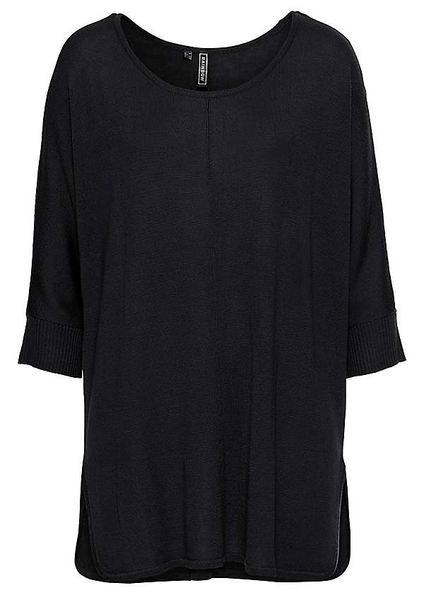 Baggy Fine Knit Jumper by bonprix 