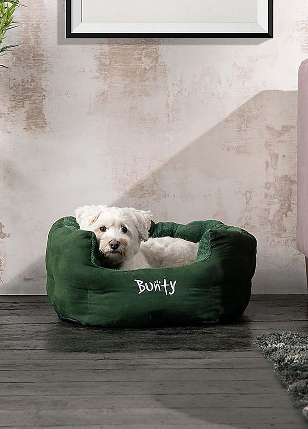 Bunty Green Polar High Sided Machine Washable Dog Bed Curvissa