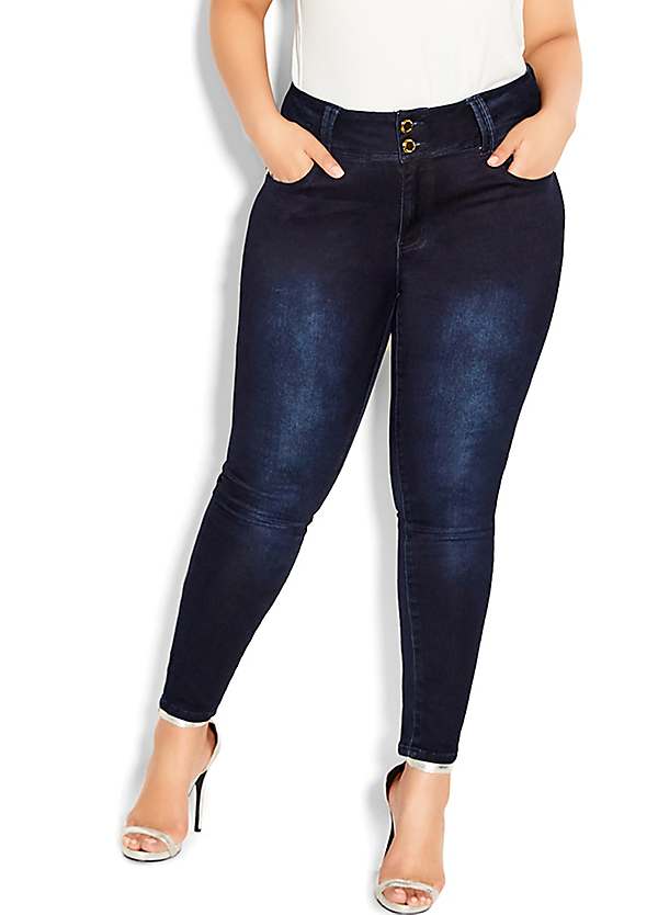 chic denim leggings