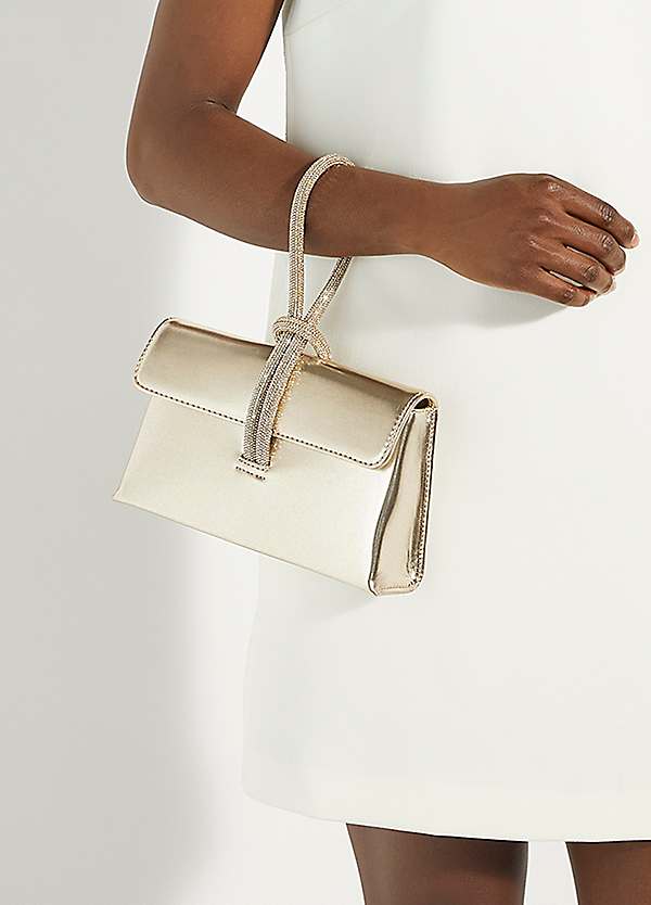 Dune London Brynie Diamante-Loop-Handle Grab Bag | Curvissa