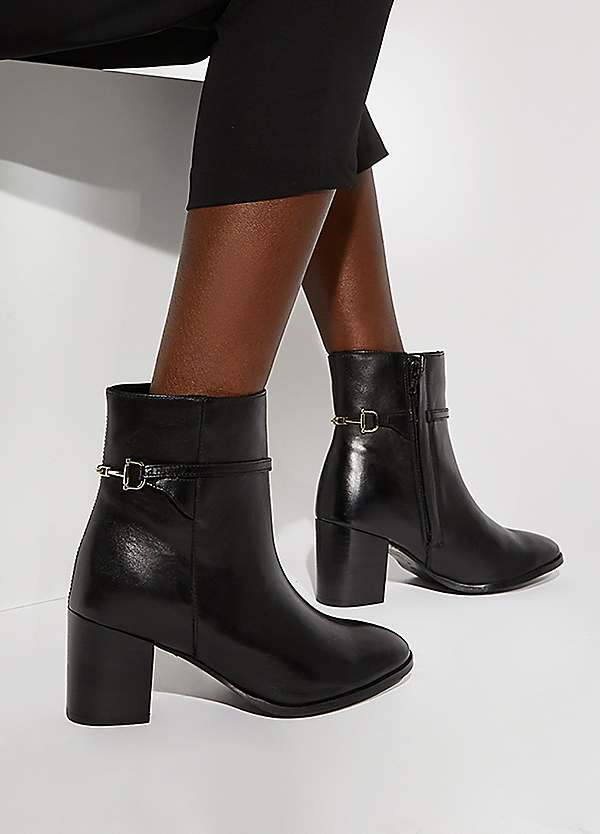 Quality leather ankle store boots