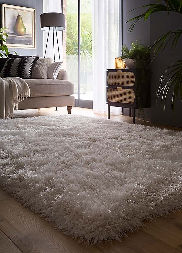 【80's Vintage rug】155×91cm　ブルガリア産　ファーラグ Extravagance' Mink Shaggy Rug by Origin | Curvissa
