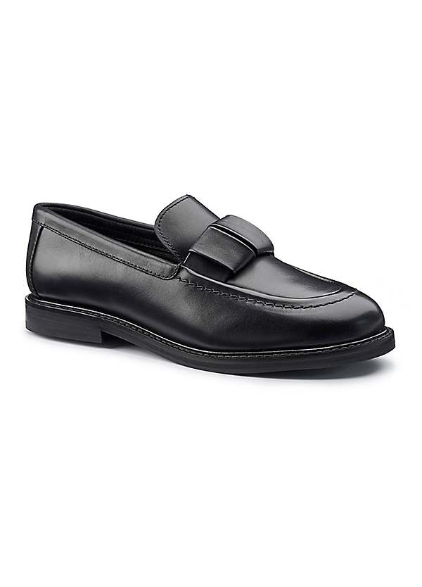 Loafers Shoes Hotter Womens Loafers Hotter Purdue Leather Black - Main Image