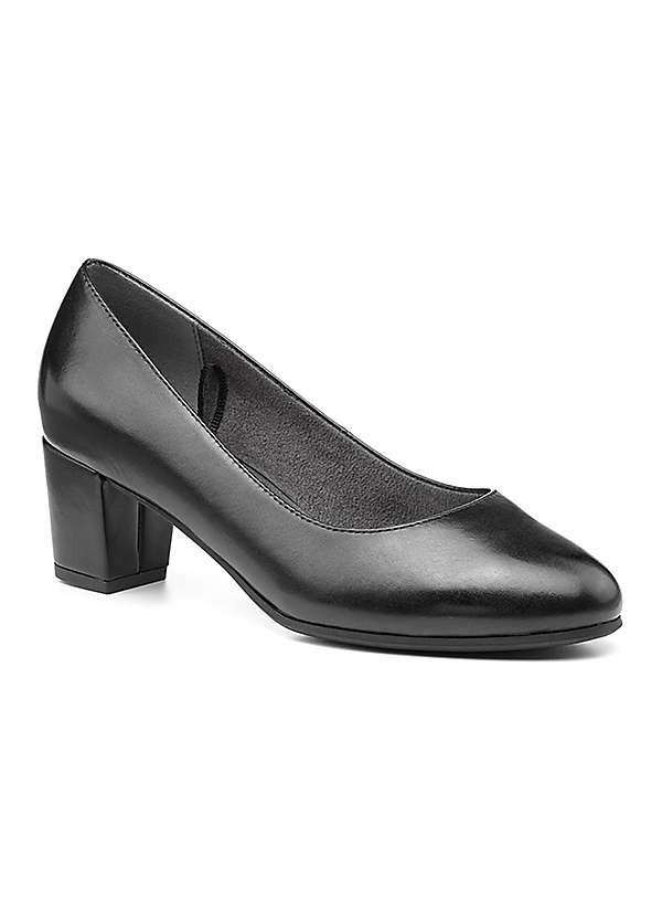 Hotter black court sales shoes