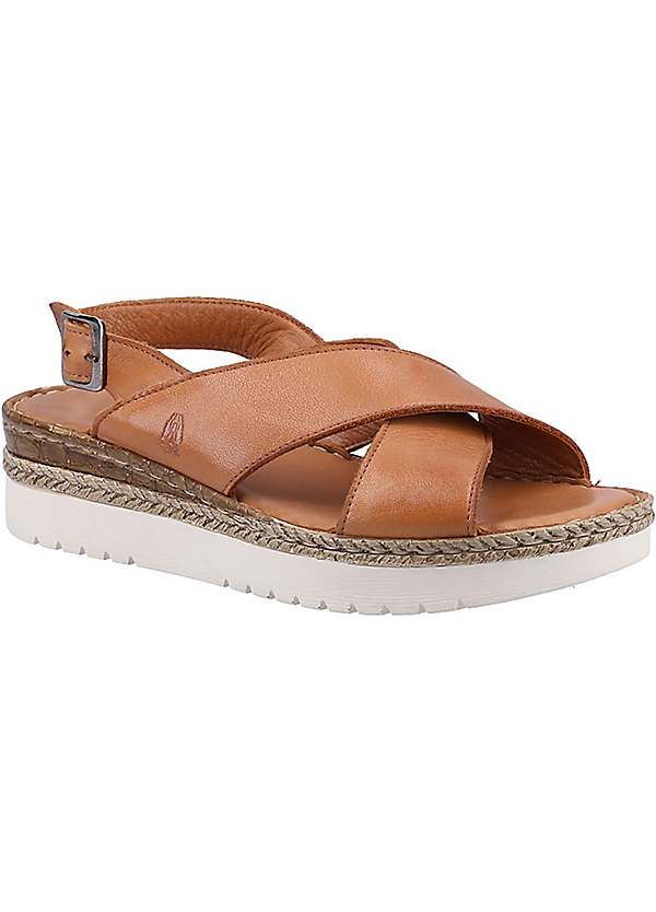 Hush puppies tan sandals hotsell