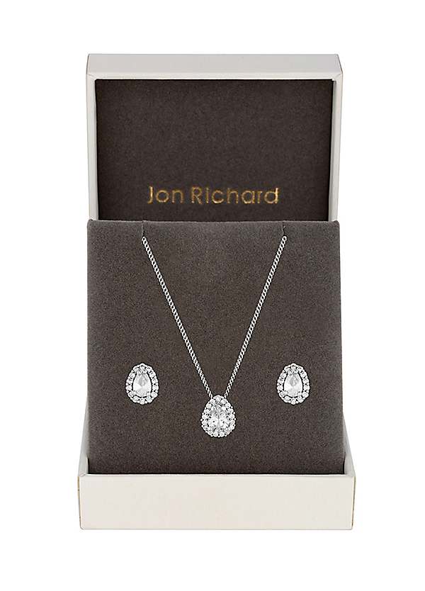 cookie ANATOMICA × JONATHAN RICHARD Jon Richard Rhodium Plated Cubic Zirconia Mixed Stone Allway
