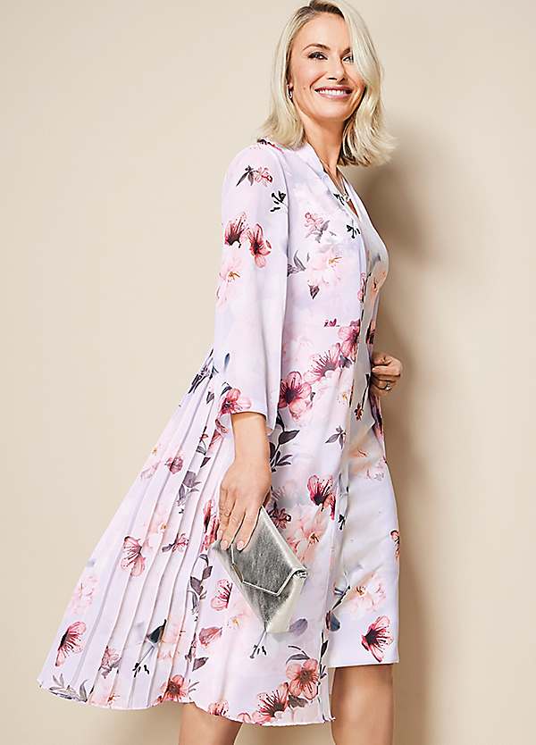 Kaleidoscope Blush Print Scuba Dress