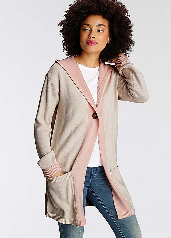 Loft open cheap hooded cardigan