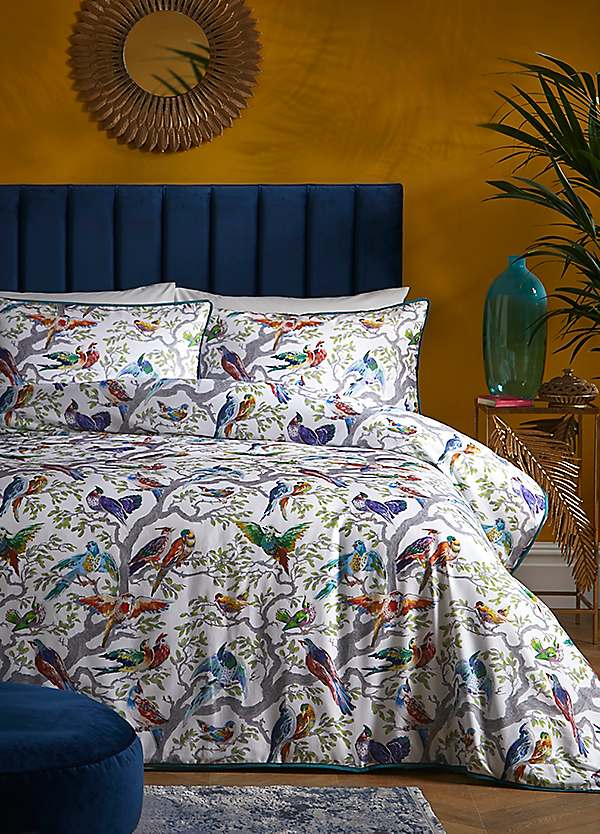 Laurence Llewelyn Bowen Birdity Absurdity 200 Thread Count Cotton