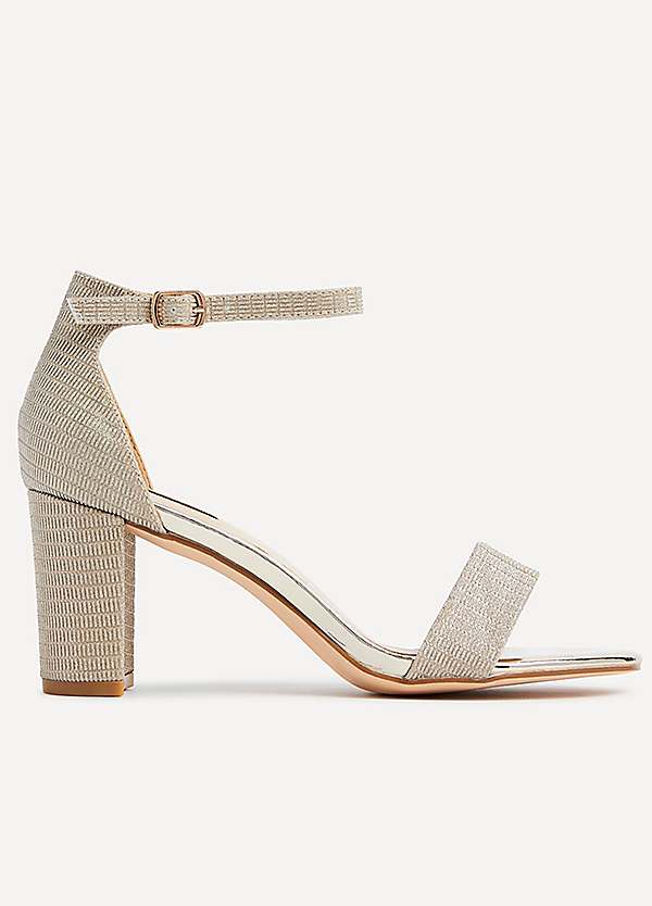 Barely there sale rose gold sandals