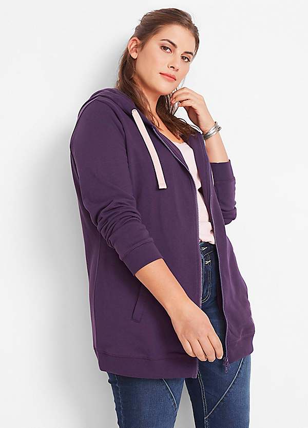 longline plus size hoodie