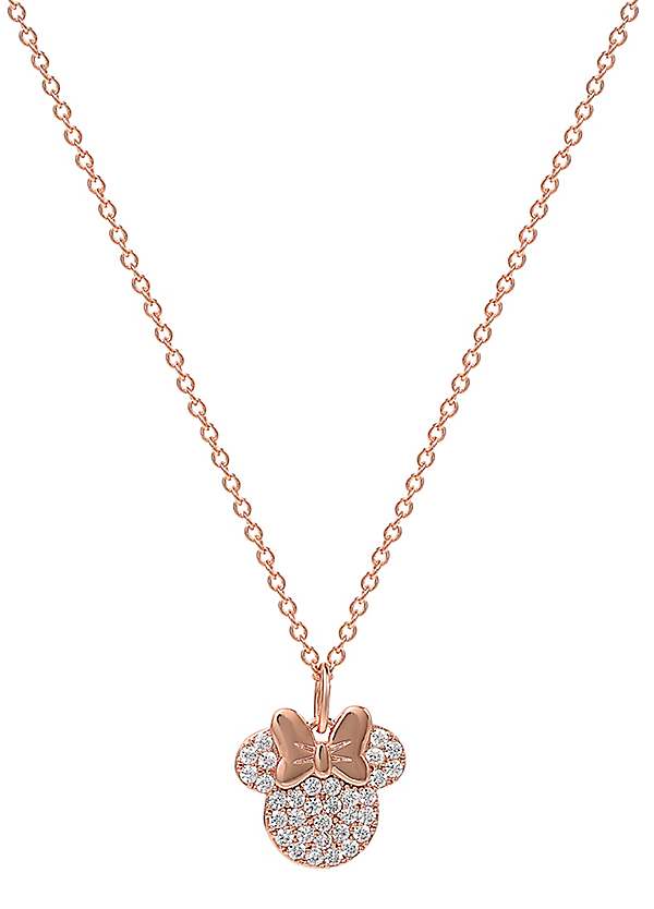 Mickey mouse rose deals gold necklace