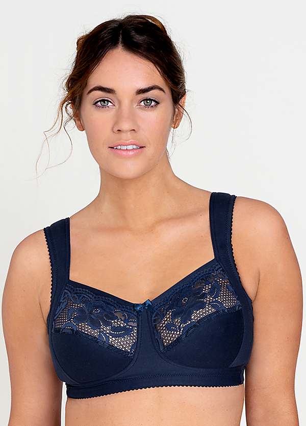 Miss Mary of Sweden Cotton Dots Non-Wired Bra, Kaleidoscope