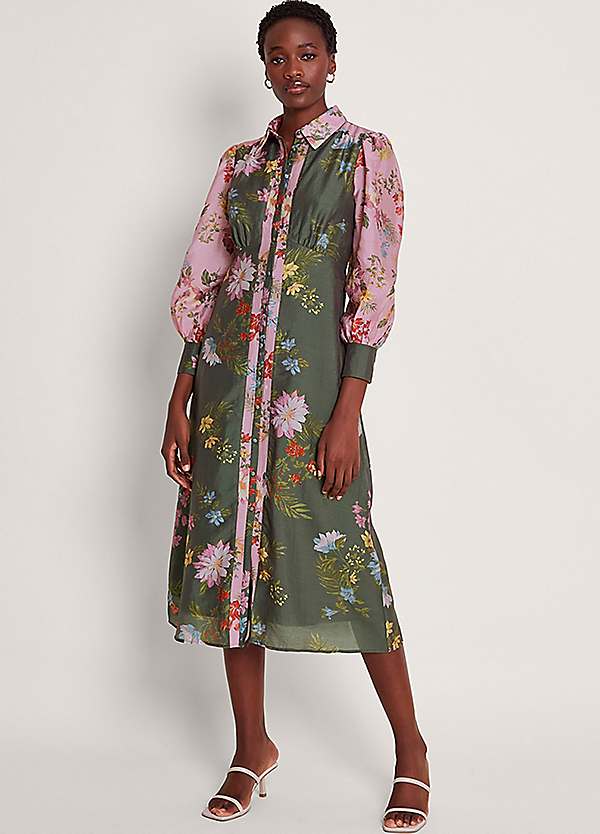 Monsoon Jacquetta Shirt Dress Curvissa