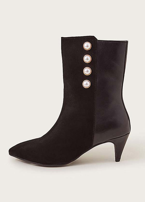 Button on sale ankle boots