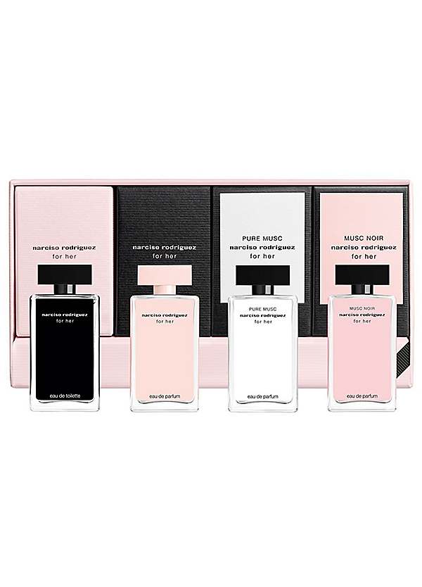 Narciso Rodriguez For Her Mini Fragrance Gift Set: 4 x 7.5ml