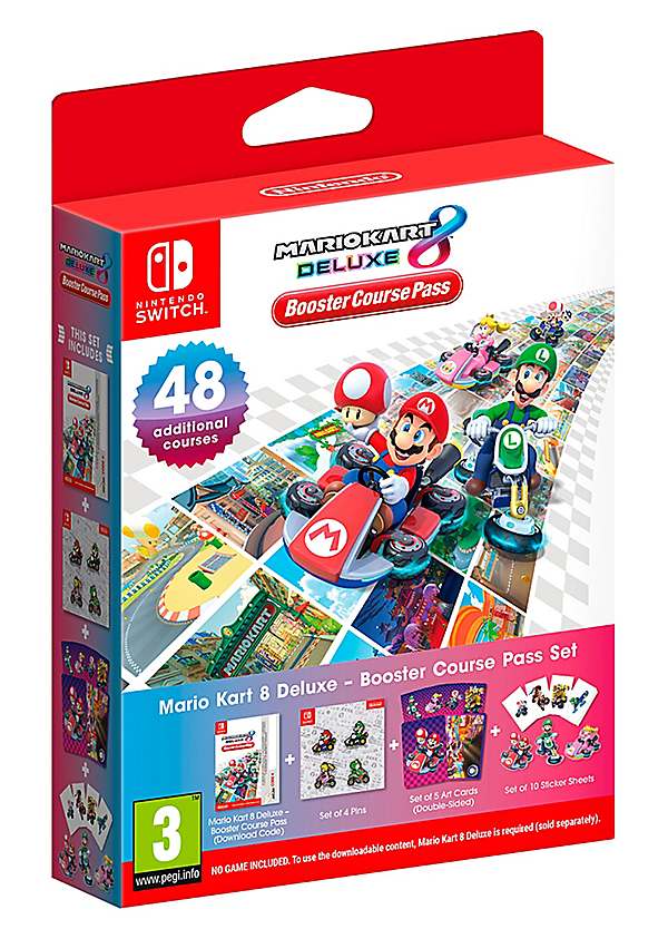 Nintendo Switch + Mario Kart 8 セット Nintendo Switch Mario Kart 8 Deluxe Booster Pass Set | Curvissa