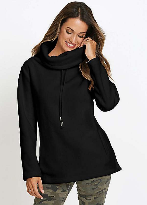 oversized fleece jumper
