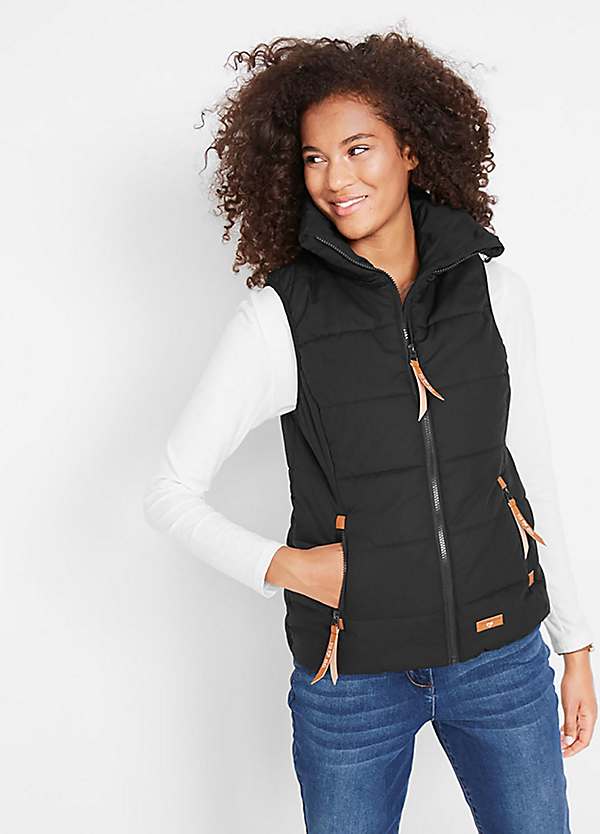 Padded Quilted Gilet by bonprix | Curvissa