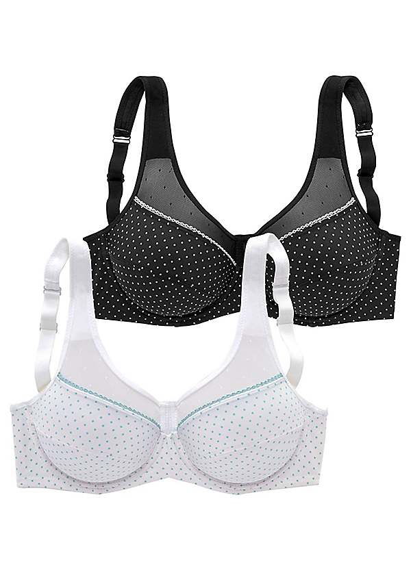 Petite Fleur 2 Pack Underwired Bras