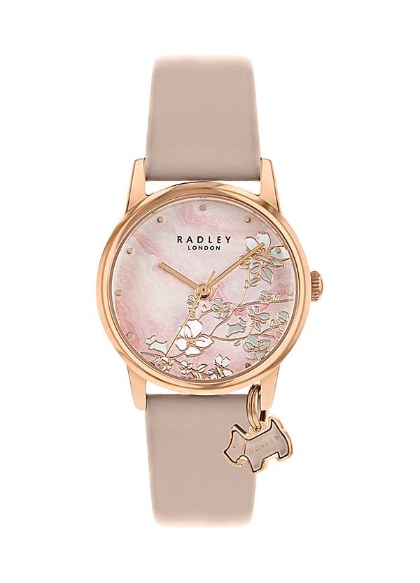 Rose gold 2025 floral watch