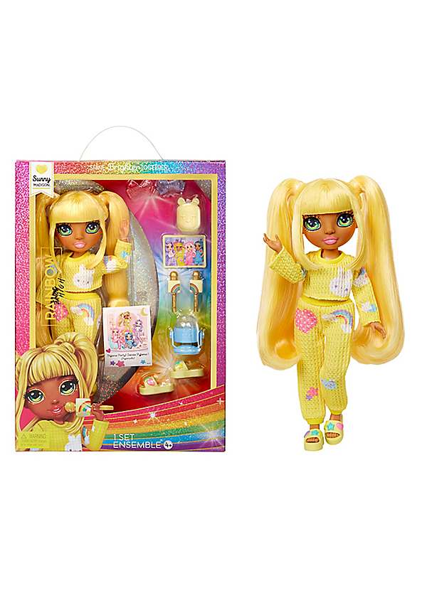 Rainbow High Junior High PJ Party Fashion Doll Sunny Curvissa
