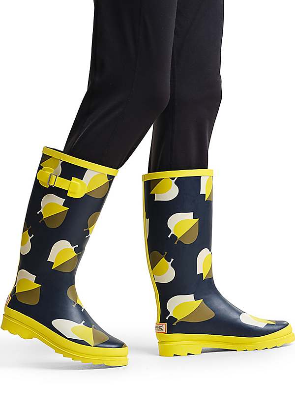 Regatta Women's Orla Yellow Shadow Elm Cosy High Wellies Curvissa - Main Image