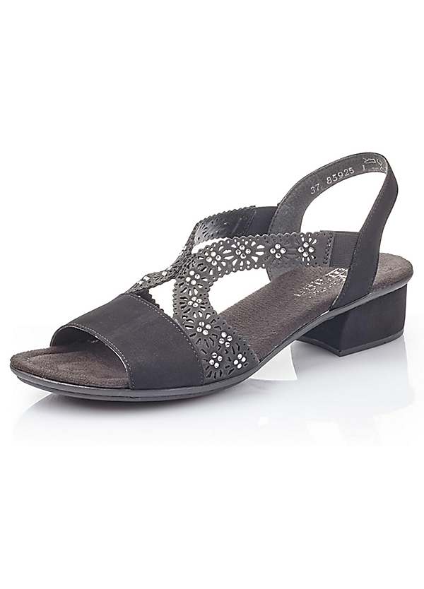 rieker heeled sandals