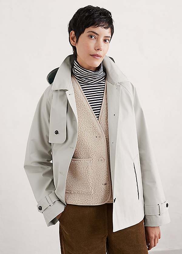 Seasalt Cornwall Natural Neap Tide Waterproof Jacket | Curvissa